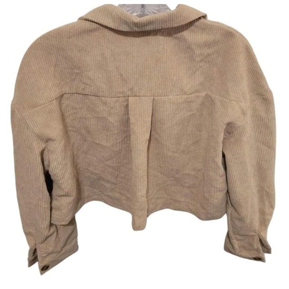 Shein Small Brown Corduroy Womens Jacket - Picture 3 of 5
